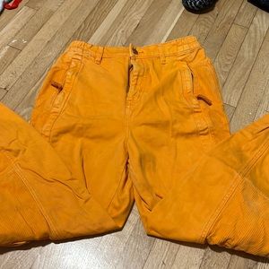 brand new bright orange cargo pants